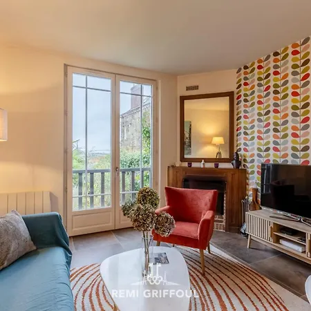 度假居 La Veranda Enchantee 4 Garden & Fireplace Town Center Sleeps 翁弗勒尔